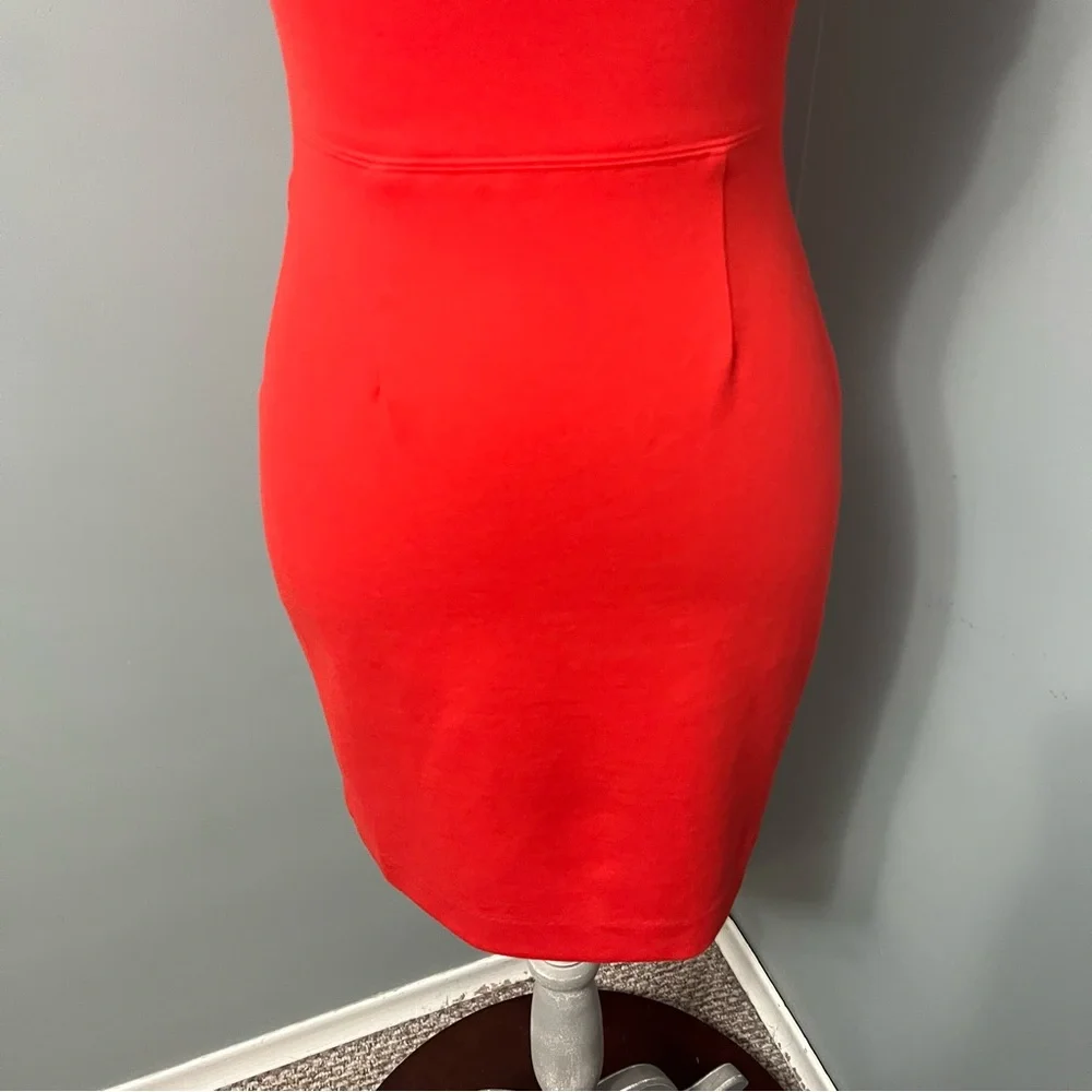 BABATON Aritzia Ruffle off the shoulder cocktail dress size 2 wedding guest - Picture 3 of 10